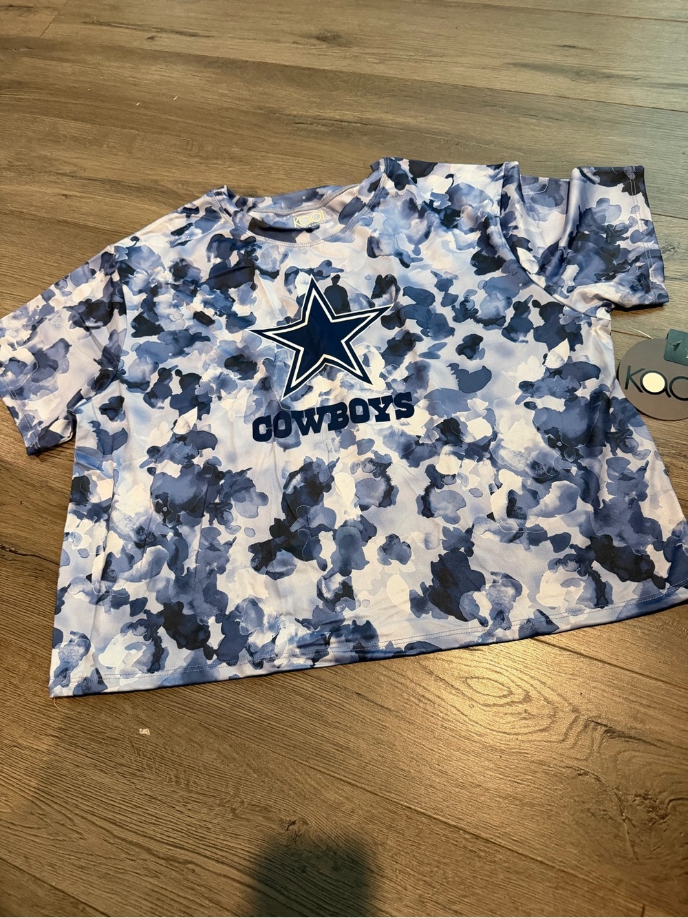 Womens Kadi Dallas Cowboys Cropped  Athletic Shirt Size XL